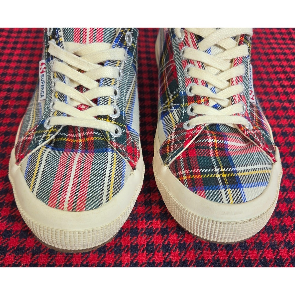 Superga 2750 Tartan Plaid Sneakers Women's sz 8 Men's 6.5 Style S009KG0 - Picture 4 of 10
